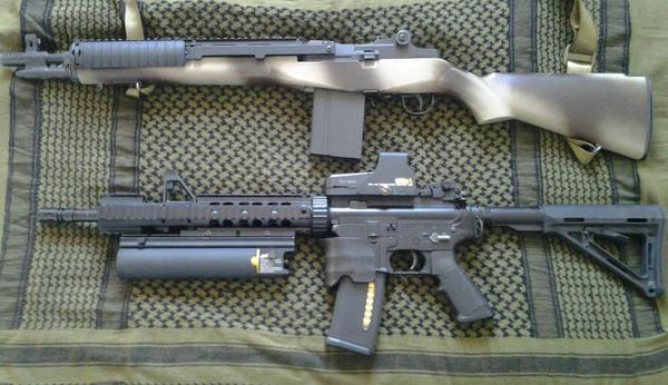 TM M14 socom
Custom M4 MRE