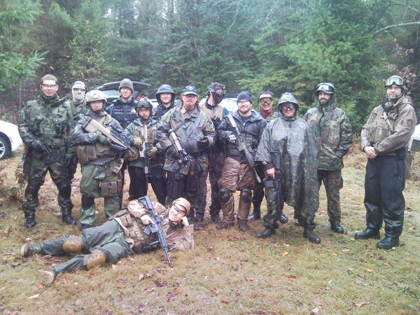 " Operation Deadfall " most of the NFA team group pic